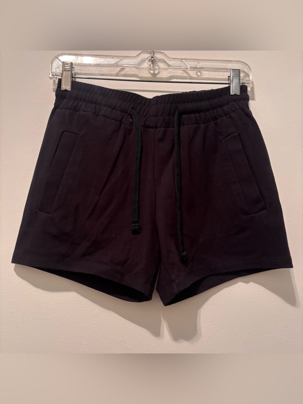 James Perse Black Yosemite Performance Shorts - Logo Interior